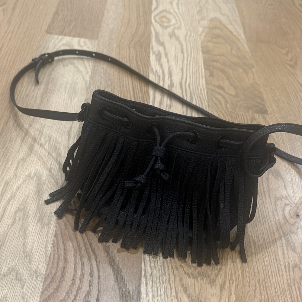 Rebecca Minkoff Lexi Micro Fringe Bucket Bag